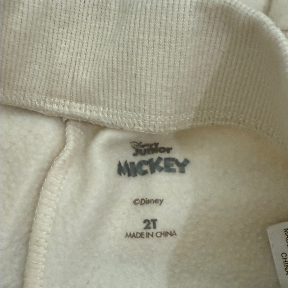 Disney Cream and Red Mickey Mouse Kids Matching Set - Picture 2 of 2